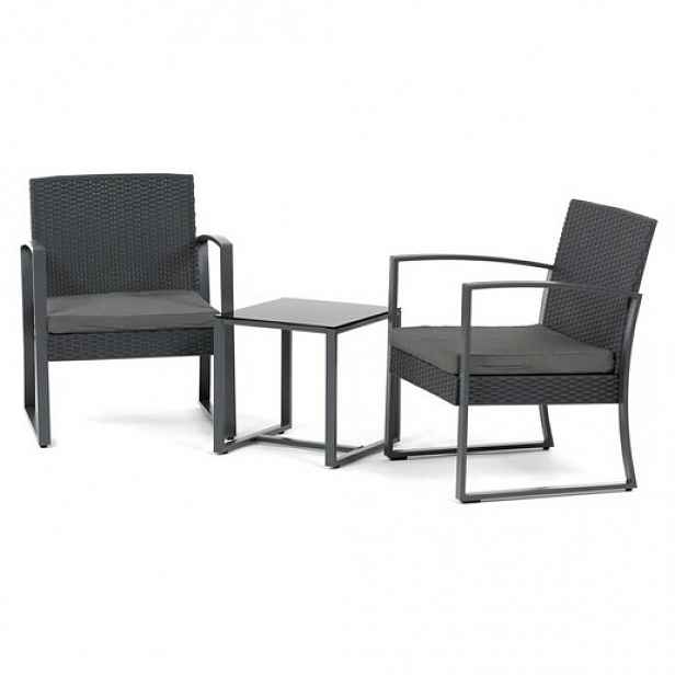 Zahradní set Autronic šedá kov AZS-H1111 GREY