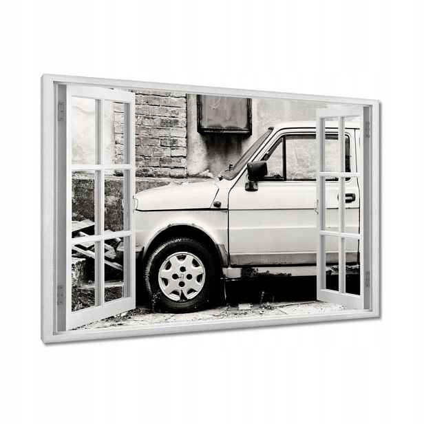 Obrazy 90x60 Fiat 126p pro renovaci
