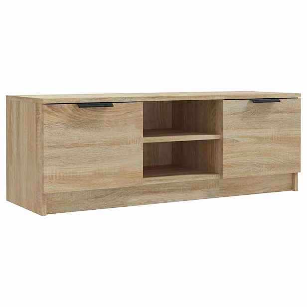 vidaXL TV skříňka dub sonoma 102 x 35 x 36,5 cm kompozitní dřevo