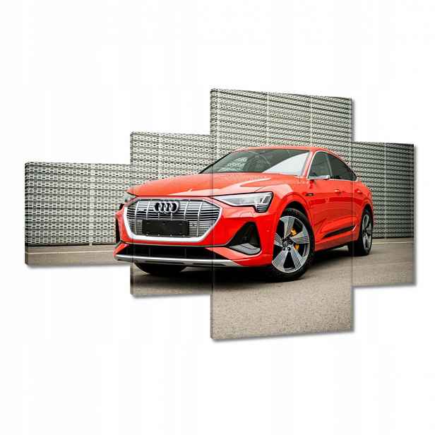 Obrazy 130x80 Červené Audi e-tron