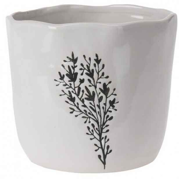 Porcelánový obal na květináč Murcia, 15 x 13 x 15 cm