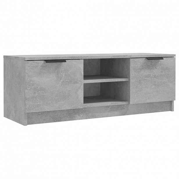 vidaXL TV skříňka betonově šedá 102 x 35 x 36,5 cm kompozitní dřevo