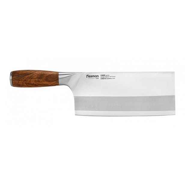 Kuchyňský sekáček Fissman Fenrir 12050 19 cm X30Cr13 dřevo