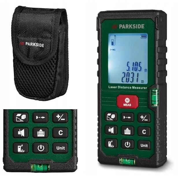 Laserový Dálkoměr Parkside Plem 50 D5 50 M