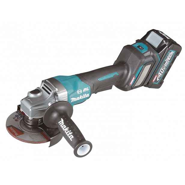 Makita - 40V AKU úhlová bruska 125 mm, 2x aku Li-ion XGT 4,0 Ah, nabíječka GA029GM201