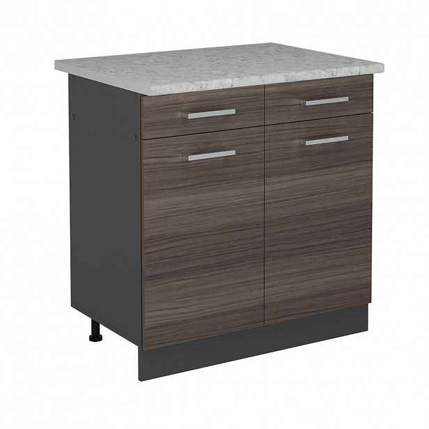 Vicco SPODNÍ SKŘÍŇKA KUCHYŇSKÉ LINKY R-Line Ušlechtilá šedá 80 cm PD Mramor