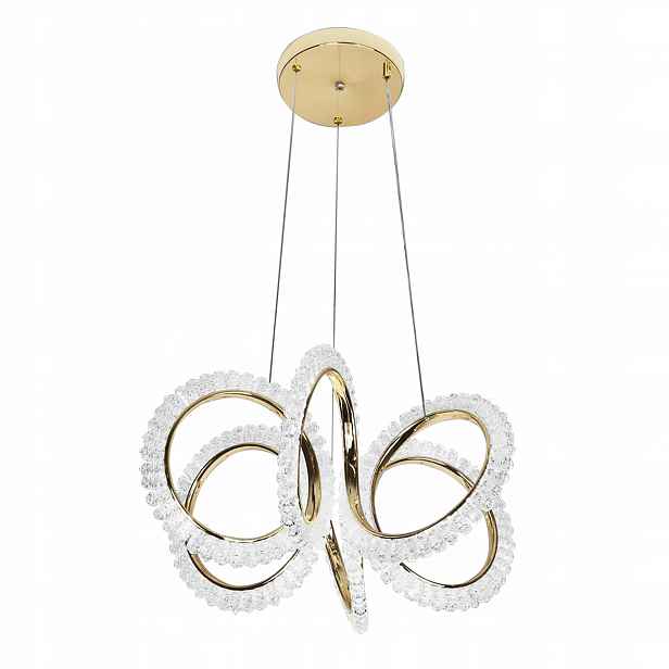 Závěsná Led lampa Zlatá Designový lustr do obývacího pokoje Moderní Toolight