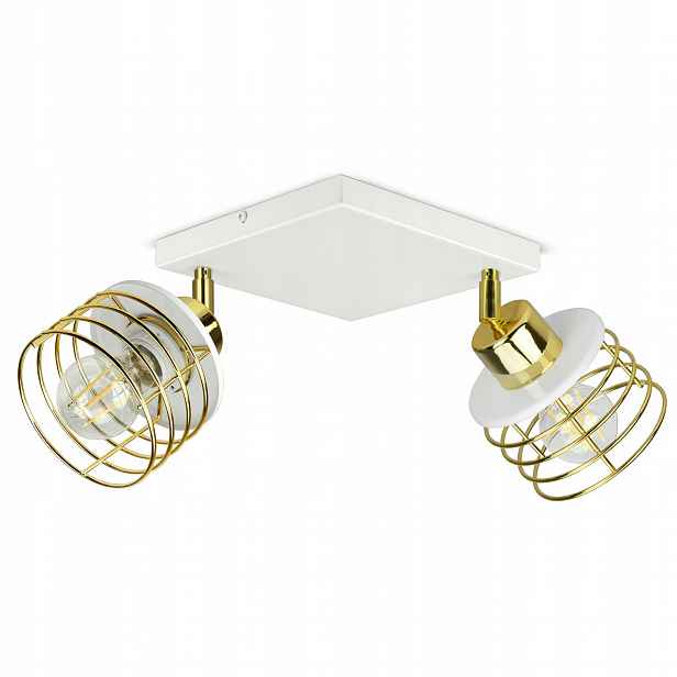 Lampa Stropní Svítidlo Lustr Glamour Zlatý Chrom Měď