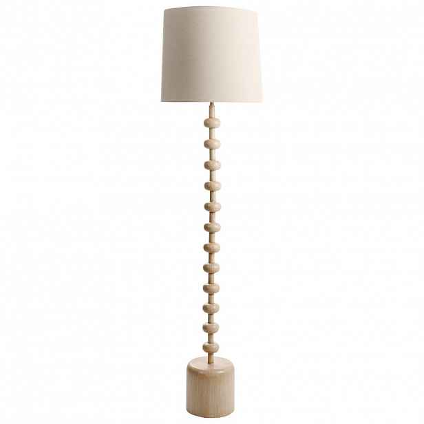 Beliani STOJACÍ LAMPA Hnědá Krios