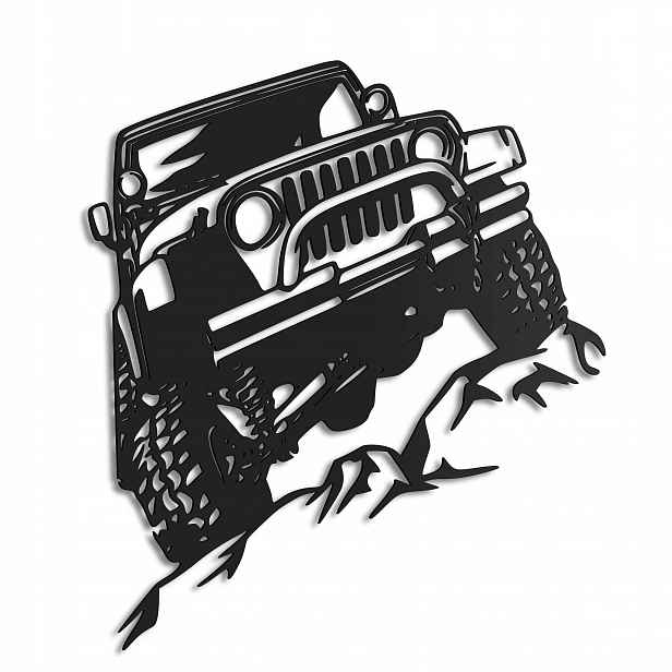 Dřevěný 3D obraz Suv Nástěnná Dekorace Dárek