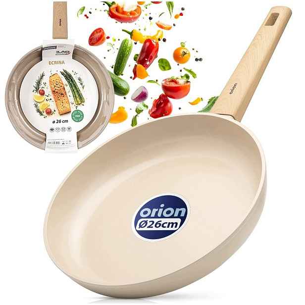 Keramická pánev na smažení a dušení Orion Ecrina plyn/indukce 26 cm