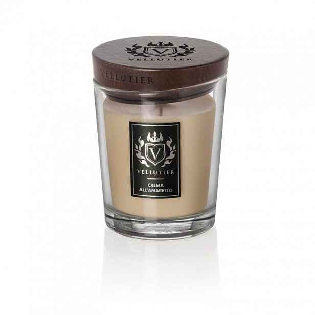 Crema All’Amaretto – Vellutier – střední vonná svíčka