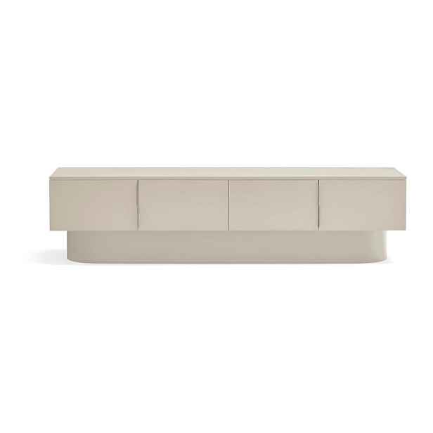 Béžový TV stolek 200x50 cm Totem – Teulat