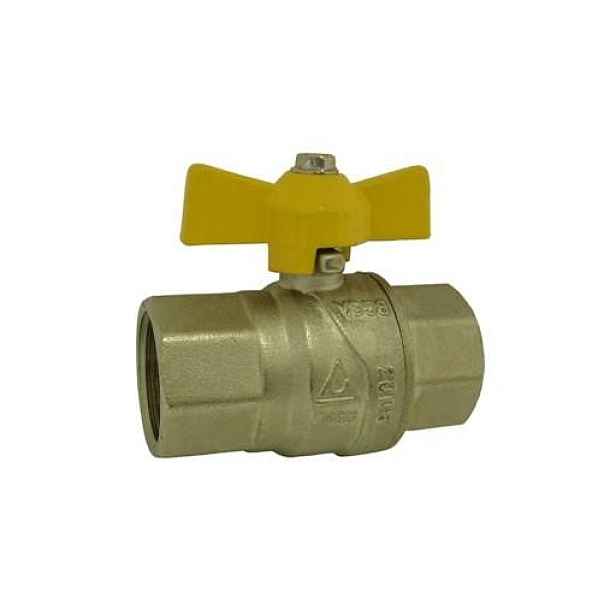 Eco produkty Plynový kulový kohout přímý s motýlem 1/2" FF - MOP5