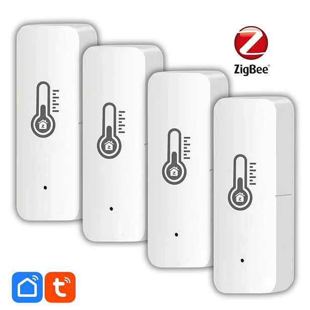 Inteligentní senzor teploty vlhkosti Barex Tuya ZigBee Smart Life