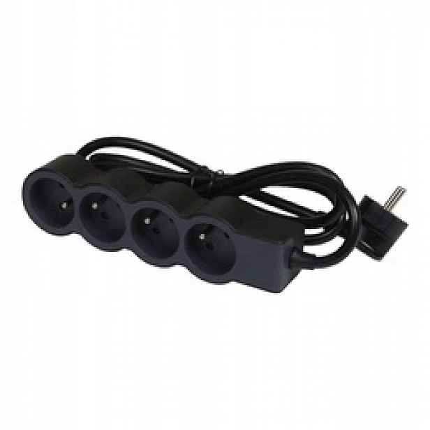 Prodlužovací Kabel 4X2P+Z Legrand 049491 Černý