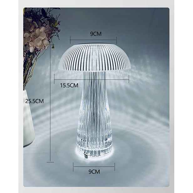 Stolní lampa ve tvaru medúzy Led Glamour Moderní dárek pro ni