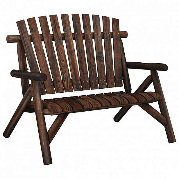 vidaXL 2místná zahradní lavice 119 x 85 x 98 cm masivní smrkové dřevo