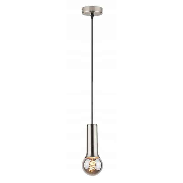 Industriální závěsná lampa E27 1x40W barva chrom satén Zuriel Rabalux