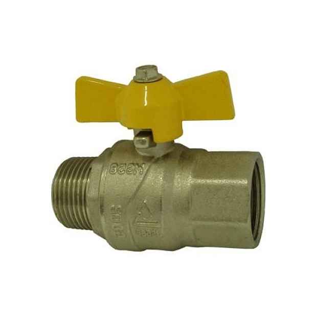 Eco produkty Plynový kulový kohout přímý s motýlem 1/2" FM - MOP5