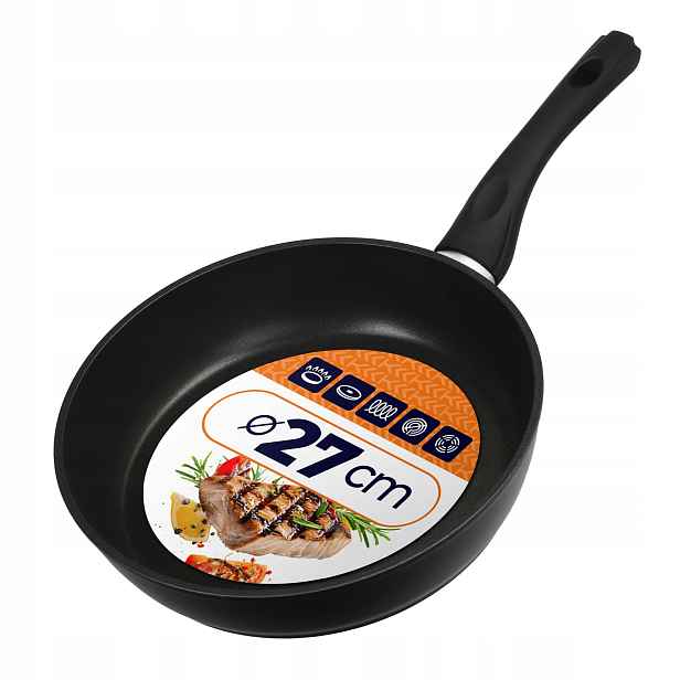Pánev Indukce Plyn 26 cm Nepřilnavá Non-stick Na Smažení Velká