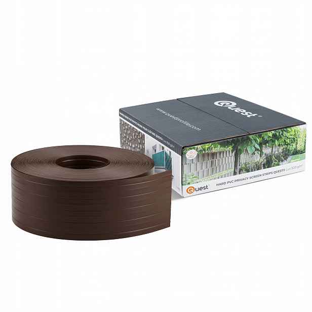 Silná stínící panelové pásy z Pvc 10 cm, bronzová, lamelový efekt, 52 m, 40 klipů