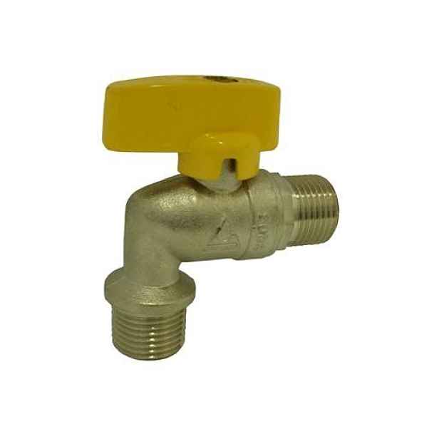 Eco produkty Plynový kulový kohout rohový s motýlem 1/2" MM - MOP5