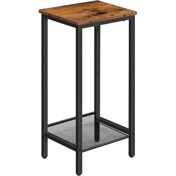 Odkládací stolek Vasagle Nino 38 cm černý/hnědý