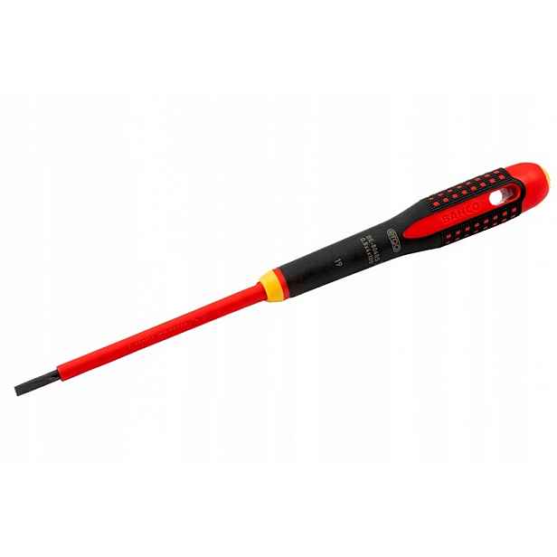 Plochý izolovaný šroubovák Bahco Ergo Vde 1000 V Sl 1,2 x 8,0 x 175 mm Najder