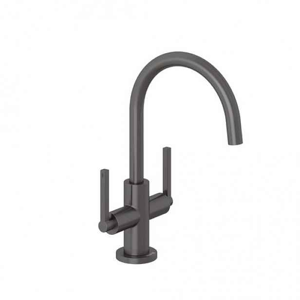 Kludi Nova Fonte umyvadlová baterie s výpustí kartáčovaný gunmetal 20118N215