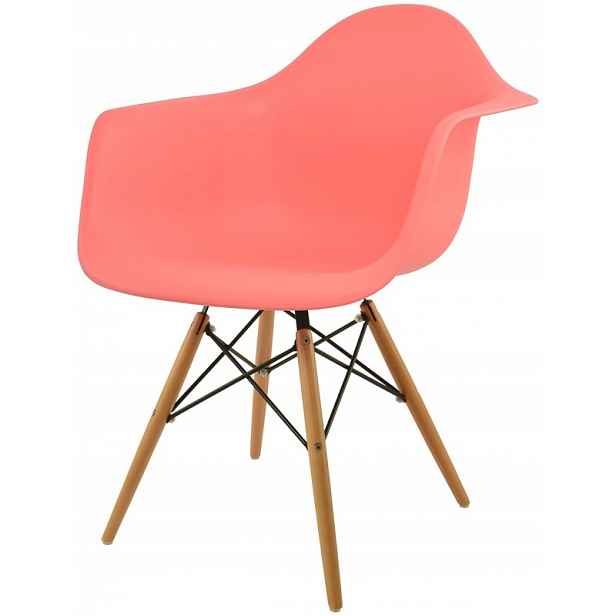 Křeslo Dankor Design Daw Mocná Broskev