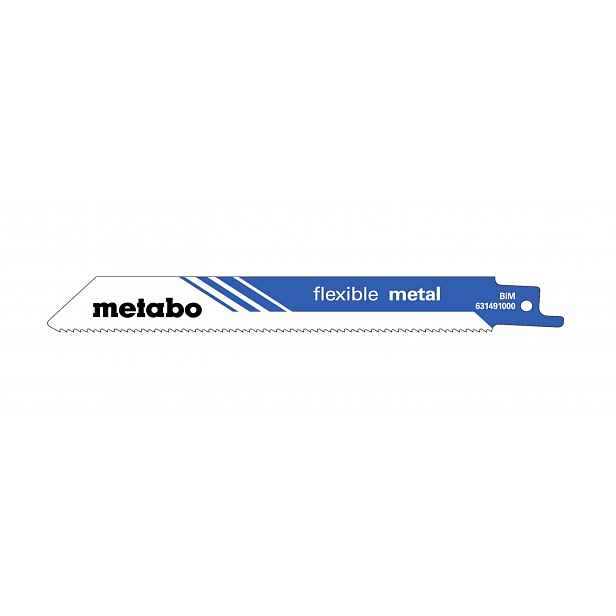 Metabo - Sada pilových plátků na kov 14 TPI, délka 150 mm, 25 ks 628253000