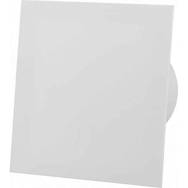 Ventilátor Panel Bílý Mat Zpožděný Časový Spínač Časovač Fi 125