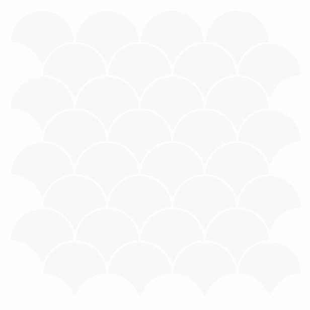 vidaXL Dlaždice s rybími šupinami 50 ks Bílá 30 x 30 cm