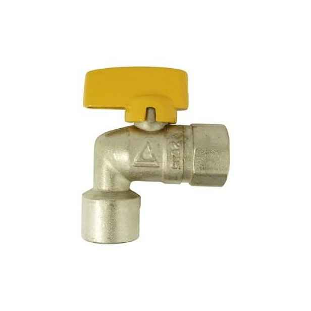 Eco produkty Plynový kulový kohout rohový s motýlem 1/2" FF - MOP5