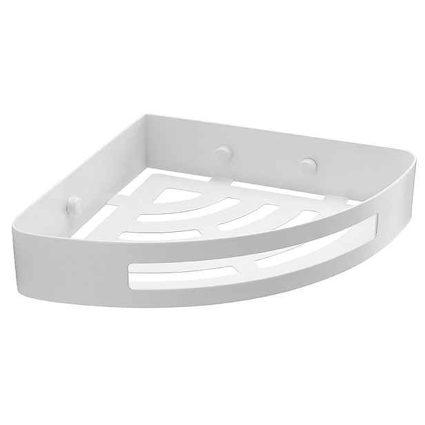 Gedy SMART rohová polička do sprchy, 210x45x210mm, bílá matná