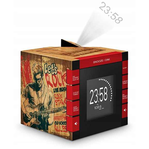 Radiobudík Bigben RR70PROCKWOOD, Fm tuner, Sleep