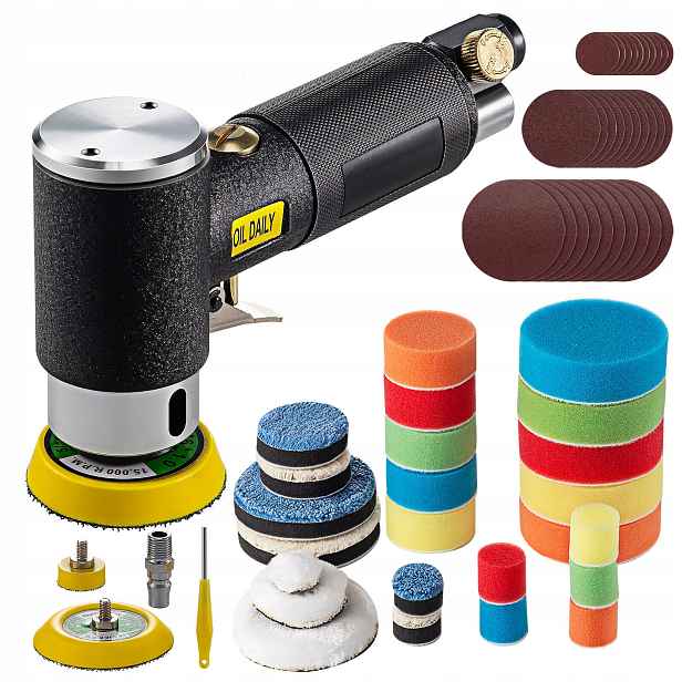 Sada 75 MM Mini Excentrické, Pneumatické Brusky Pro Leštění