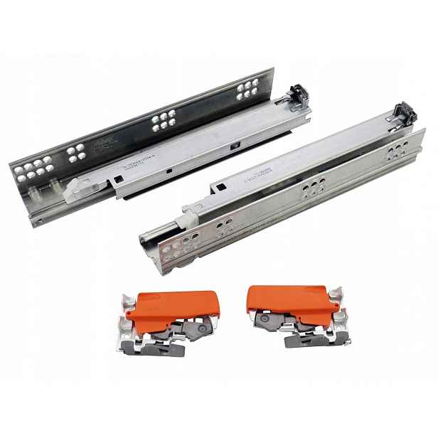 Vodítka Blum 35 CM Tandemová Do Zásuvky Bez Úchytek Tip On 18 MM 560F3500T