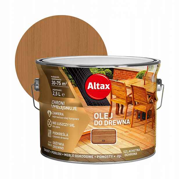 Altax Olej Na Dřevo 2,5 L Tik