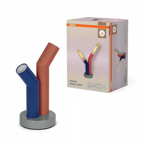 Stolní lampa 2x E27 Dekorativní černá Decor Osram