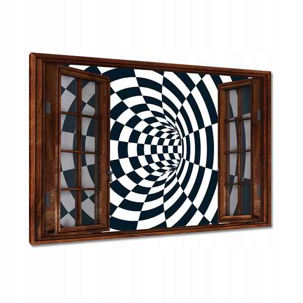 Obrazy 120x80 Abstrackja černobílá