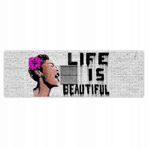 Plakáty 200x66 Banksy Life jsou krásné