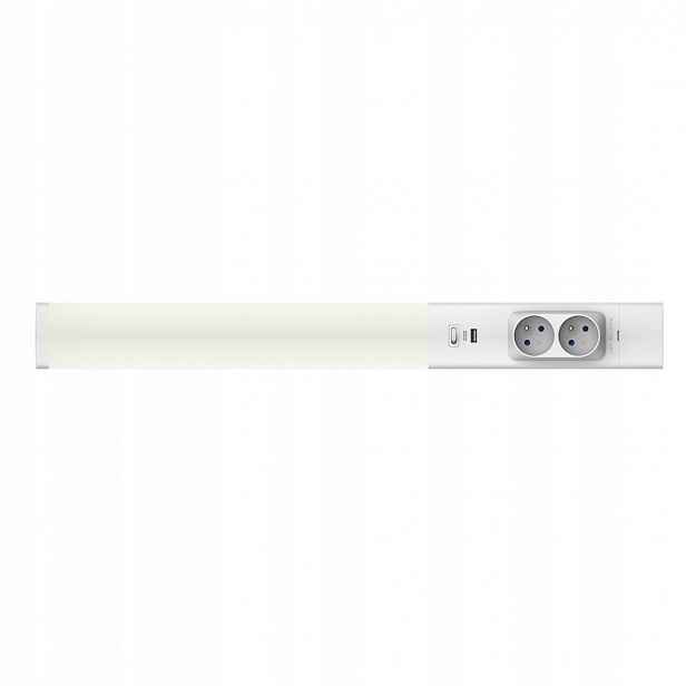 Podskříňková lampa Dual 18W 4000K Usb-a/c zásuvky 230V