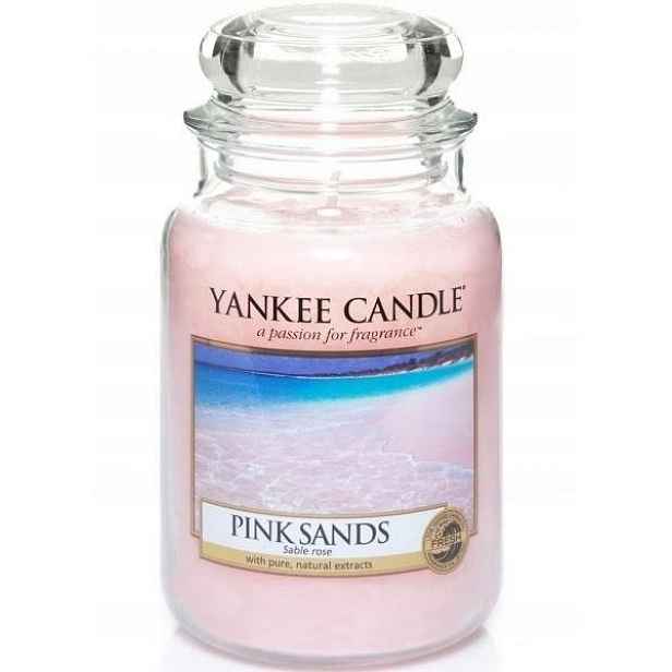 Yankee Candle Velká dóza Pink Sands Růžové písky Vonná svíčka 623g