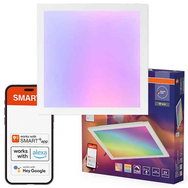 Led panel Svítidlo 24W 1900lm 2700-6500K Cct Rgb Smart WiFi Magic Osram