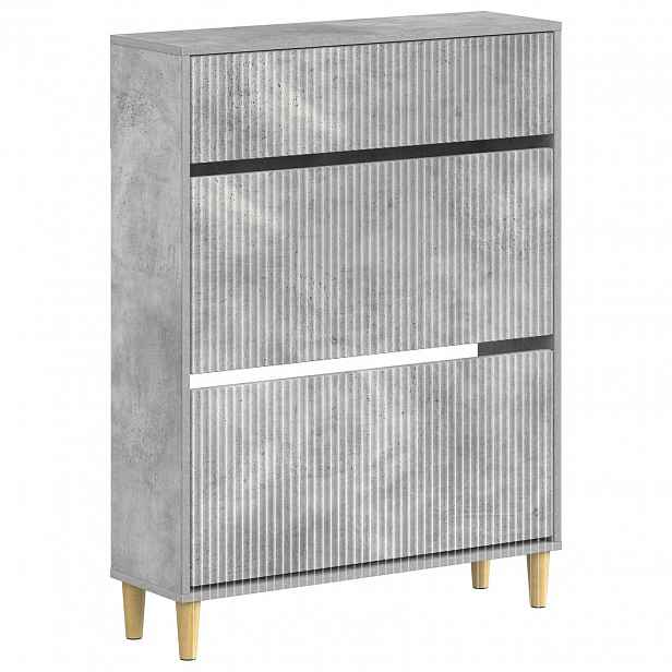 vidaXL Skříň na obuv ARNHEM 78 x 24 x 103 cm Kompozitní dřevo