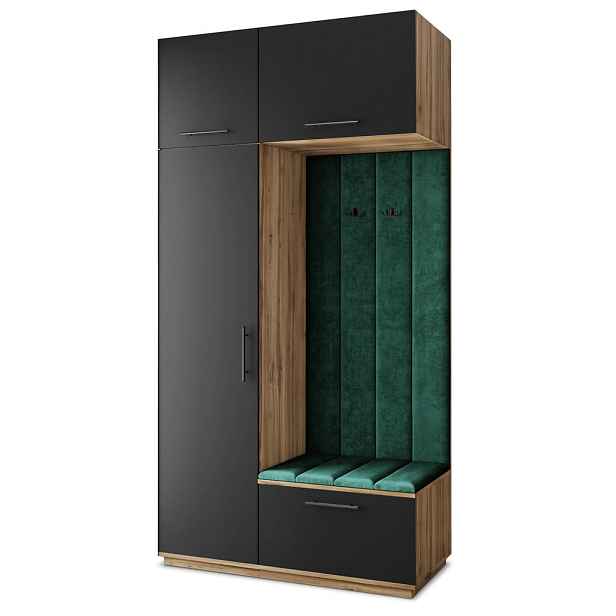 MASSENO MODERNÍ PŘEDSÍŇOVÁ SESTAVA REMA, 120/240/60 cm, dub Wotan