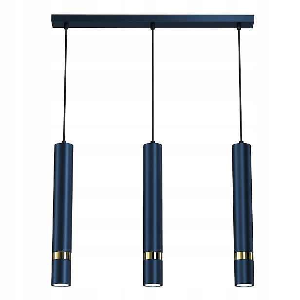 Milagro Závěsná lampa Joker Granátová Zlatá 3xGU10 MLP7726 Nastavitelná nad S