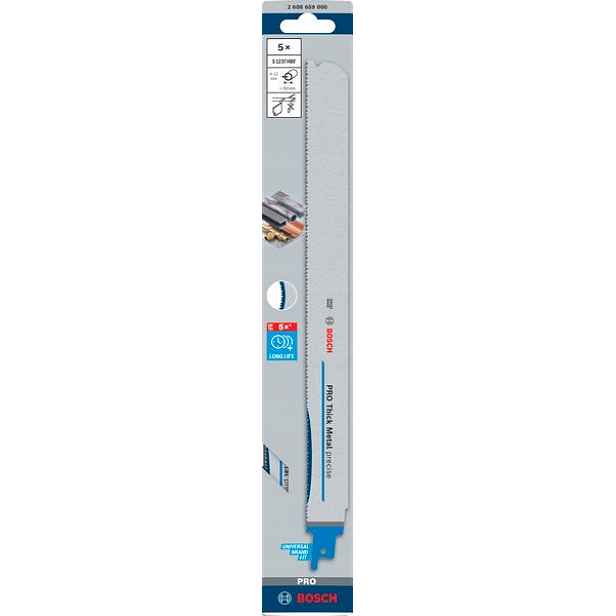 Pilový List Pro Šavle Pro Thick Metal Precise S1237HBF 5KS